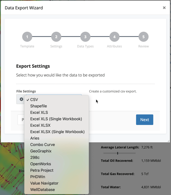 Export Step 2