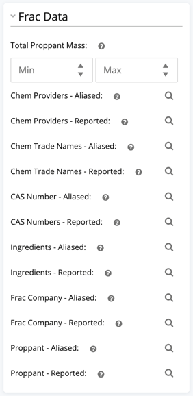 Frac Data Filter