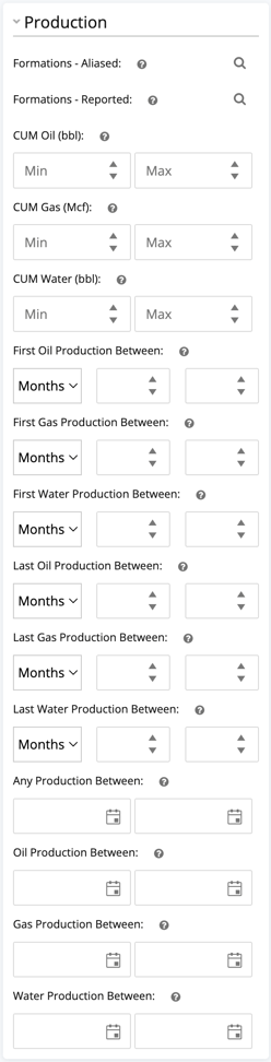 Production Filter