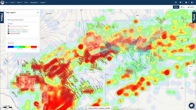 Well Browser map full