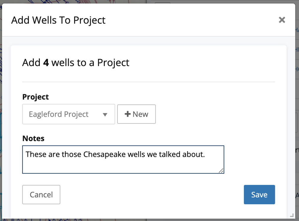 How do I add a well to a project?
