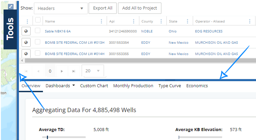 How do I use the well browser?