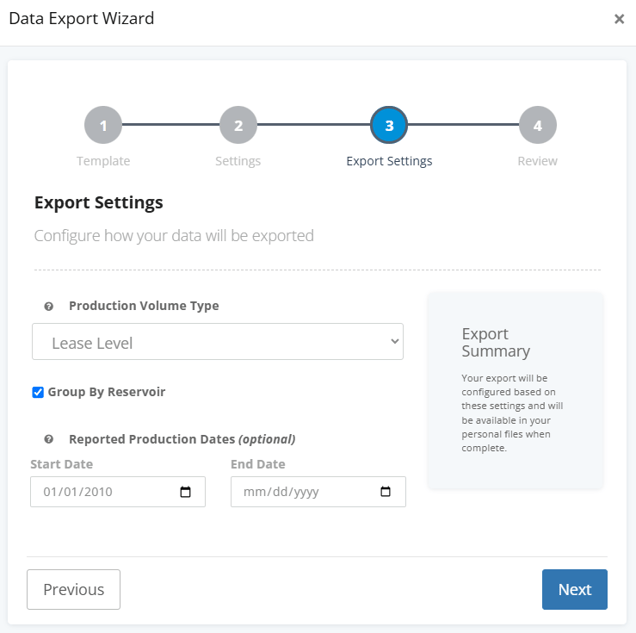 What are the export options to PHDWin?