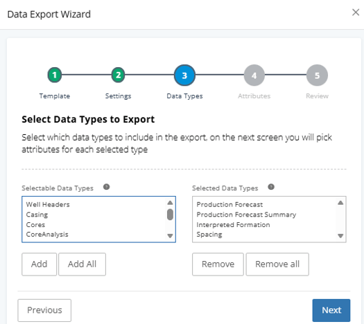 What are advanced exports?